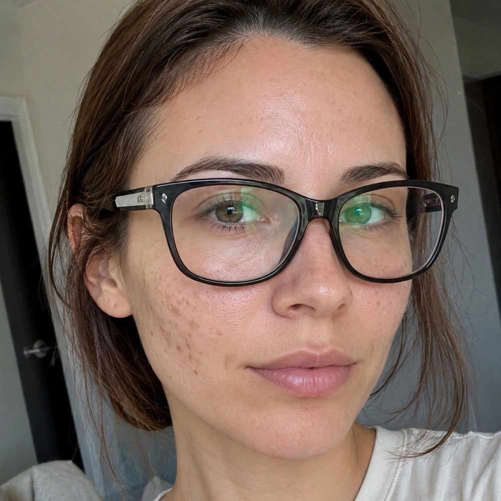 Jess, 31 — before, dark spots on cheeks
