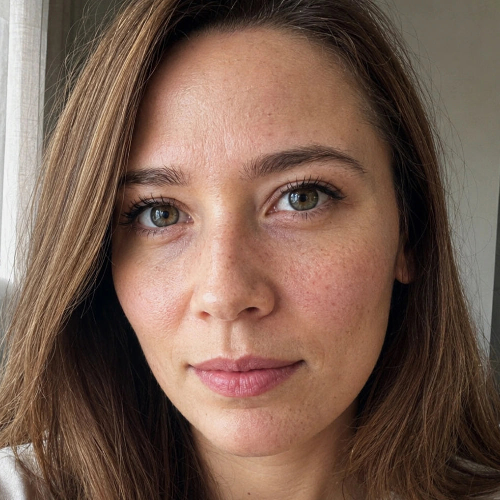 Tricia, 36 — before, redness and uneven texture